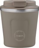 AYA&IDA CUP2GO Koffiebeker Coffee to Go Reisbeker 240ml Driftwood RVS Dubbelwandig