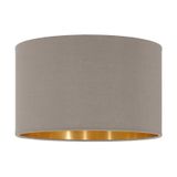 EGLO Pasteri Pro Lampenkap Ø300 H220 Taupe/Goud