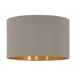 EGLO Pasteri Pro Lampenkap Ø300 H220 Taupe/Goud