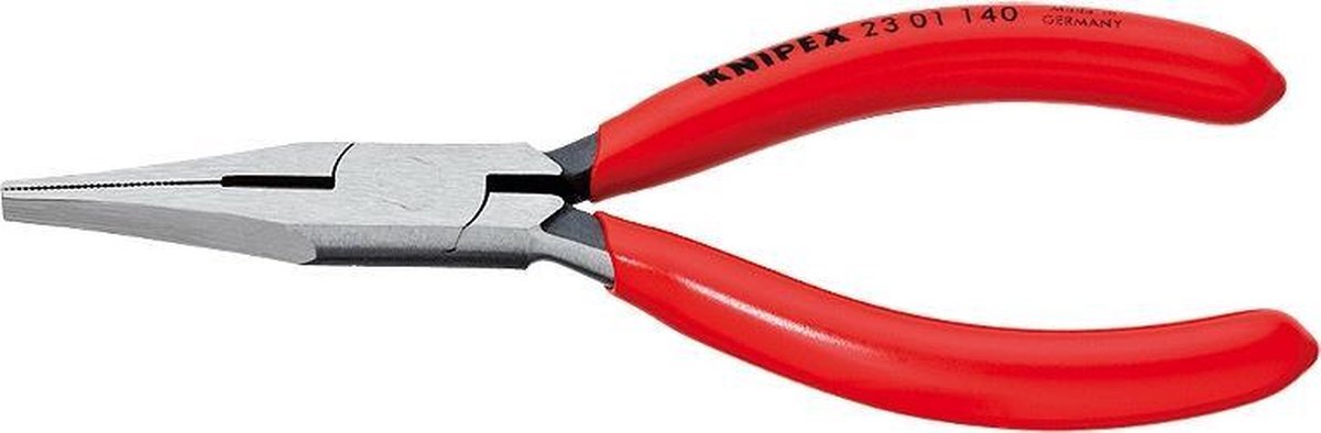 KNIPEX 23 01 140 Elektronica en fijnmechanica Platte tang Recht 140 mm