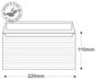 Blake Premium Business 39255 envelop DL (110 x 220 mm) Wit