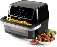 DOMO DO544FR Airfryer XXL - Heteluchtfriteuse - Family Edition - 10 L - 1800 W - Grillrek - PFAS vrij - Zwart