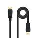 Watio Wave DisplayPort-kabel, 0,5 m, dubbele DP/M-stekker, ondersteunt 4K-resolutie, ideaal voor het aansluiten van videoapparaten
