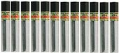 Pentel 0,5 mm 3B navulkabel (Pack van 12 buizen, 12 draden per buis)
