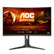 AOC G2 C24G2U/BK - 23.6" Full HD Curved Gaming Monitor - 165Hz, 1ms, FreeSync