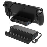 SABRENT Dockingstation voor Steam Deck, 6-in-1 Steam Deck Dock met HDMI 4K @60Hz, USB-C 95W PD 3.0 snel opladen, Triple USB hub 3.0, 1 USB C-aansluiting, ontwikkeld voor Valve Steam Deck (DS-SD6P)