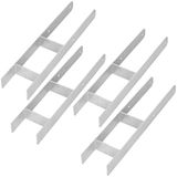 KOTARBAU® H Instortanker - Paalhouder in Beton Storten 120 x 600 mm 4 Stuks