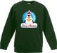 Bellatio Decorations Shoppartners Bv Kersttrui voor kinderen - Merry Christmas pinguin kerstbal - groen - 134/146