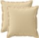 vidaXL - Coussin - Beige - Polyester