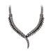 Alchemy Gothic Thoracic Collar Dames Halsketting - zilverkleurig