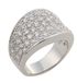 Orphelia Damesring 925 sterling zilver met witte zirkonia, Zilver, Zirkonia
