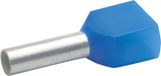 Klauke 87313 Dubbele adereindhulzen 2.5 mm² Blauw 100 stuk(s)