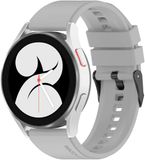 Merkloos / Sans marque Huawei Siliconen horlogeband Geschikt voor Huawei Watch 4 Pro/GT4 46 mm/GT 3/GT2 Pro/Watch Ultimate - Lichtgrijs