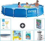Intex Rond Frame Zwembad - 366 x 76 cm - Blauw