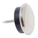 Adsamm MGR-N-25-32 MGR-N-25 32 x metalen glijders met buffer en spijker, zilver, Ø 25 mm