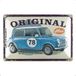 Nostalgic-Art Retro metalen bord, 20 x 30 cm, Mini – The British Classic – Cadeau idee voor Mini Cooper fans, van metaal, vintage design