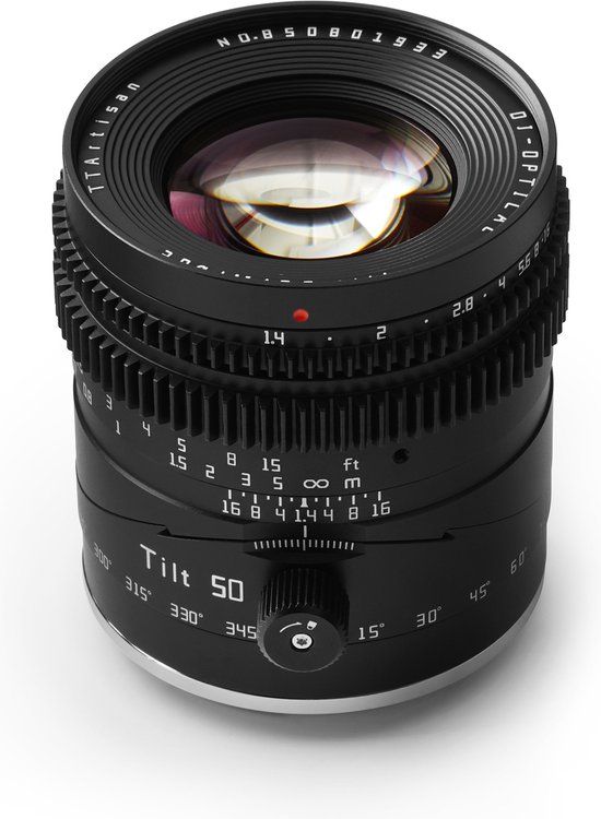 TT Artisan 50mm F1.4 Tilt Lens for Canon RF - Black