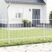 vidaXL Tuinhek WOERDEN, 1,7 x 1 meter, gepoedercoat staal, wit