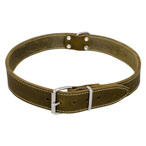 Jack And Vanilla - Jv Vetleder Halsband Groen - 10mm x 25cm