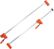 VEVOR Houtbewerkingsstaafklemmen 2-Pack Parallelle Klemmenset 50" F-Klem met Een Belastingslimiet Van 500 Kg Uniforme Druk Hoge Sterkte Kunststof En Koolstofstaal Houtklemmen