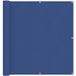Vidaxl Écran de balcon rectangulaire 110 x 200 cm tissu Oxford bleu