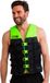 Jobe Gilet de natation double Lime L/XL Bleu