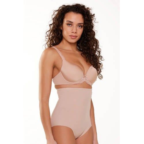 LingaDore seamless high waist corrigerende slip beige