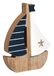 Rayher Zeilboot van hout, 9 x 1,8 x 12 cm, perfect voor maritieme decoraties, miniatuurschep, decoratieve boot, 4663999