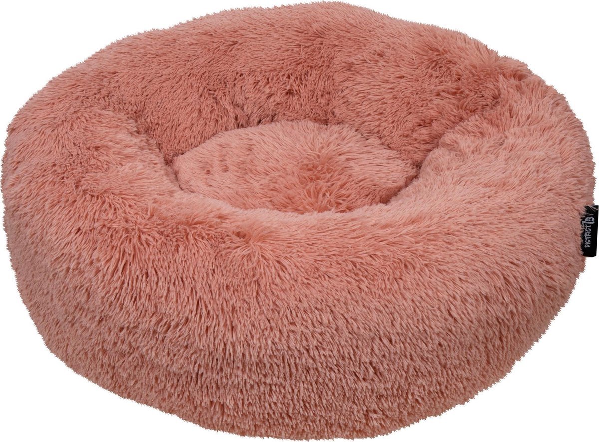 District 70 FUZZ Comfortabele en Zachte hondenmand - Oud Roze - Large 80 x 80 x 25 cm oud roze
