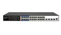 LINK LKSWPOE24L3 LKSWPOE24L3 netwerkswitch 24 poorten Poe 400 Watt + 4 Sfp Gigabit poorten en een Layer 3 consolepoort