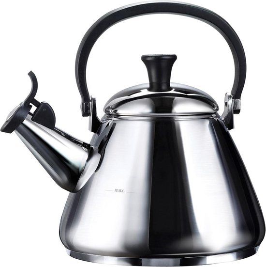 Le Creuset Kone Fluitketel - 1.6L - RVS - Zilver