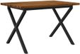 vidaXL Table de salle à manger carrée 120 x 80 x 75 cm Acacia massif
