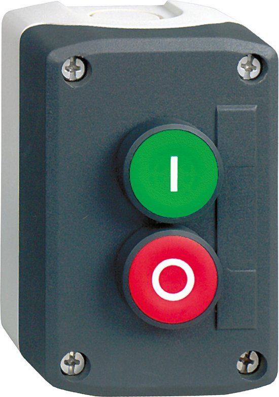 Schneider Electric XALD213 Harmony XALD213 Druktoets In behuizing 1 knop Groen, Rood Druk-ontgrendeling 1 stuk(s)