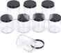 BeiJingLiangPinJiaZuoKeJiWenHuaFaZhanYouXianGongSi 8 pièces 240ml pots en verre transparent avec couvercle noir