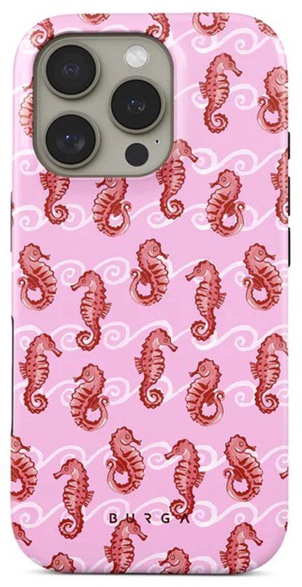 Burga Tough Backcover geschikt voor MagSafe geschikt voor iPhone 16 Pro - Coral Reef