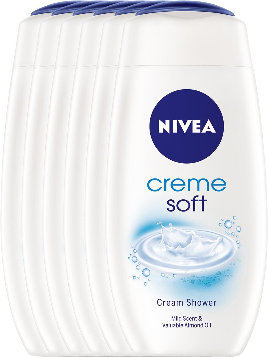 Nivea Creme Soft Douchecreme 250ml Voordeelverpakking 6st