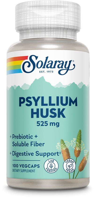 Solaray Psyllium Husk - 100 vegacapsules