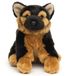 Uni-Toys - Duitse herdershond, zittend - zonder riem - 18 cm (hoogte) - pluche hond, huisdier - pluche