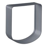 Ferplast Kattenluik deurverlenging voor kleine honden en katten Kattenluik SWING 3 en 5 UITBREIDING, 16,3 x 5 x h 18,4 cm - Diepte 5 cm, Grijs