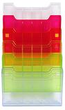 Exacompta 64299D - Opbergmap - A4 - 6 vakken - Horizontaal - Diverse kleuren
