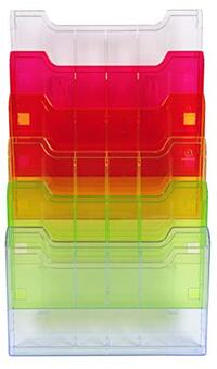 Exacompta 64299D - Opbergmap - A4 - 6 vakken - Horizontaal - Diverse kleuren