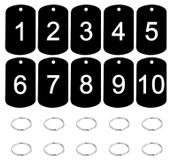 Plaques d'immatriculation et étiquettes métalliques, 101-200 pièces