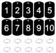 Plaques d'immatriculation et étiquettes métalliques, 101-200 pièces