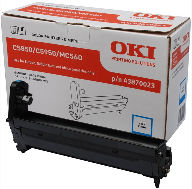 OKI Cyan image drum for C5850/5950