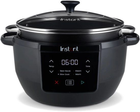 Instant Pot Superior 4-in-1 Slow Cooker 7,2 L - Slow Koken, Stomen, Sudderen/Braden en Warm Houden