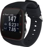 kwmobile horlogebandje geschikt voor Polar M400 / M430 polsband - Smartwatch bandje van TPU - Activity tracker horloge band in zwart