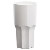 12 stuks - stapelbare bekers, 460 ml, Ø 8,2/6,2 x 15,1 cm, wit, polycarbonaat