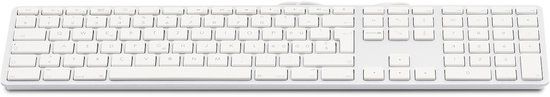 LMP Aluminium Toetsenbord voor Apple iMac met Numeriek Keyboard - AZERTY (FR/BE) - Zilver/Wit