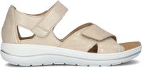 Hartjes Pop Sandale Sandalen Plat - Goudkleur - Maat 42