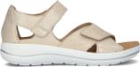 Hartjes Pop Sandale Sandalen Plat - Goudkleur - Maat 42